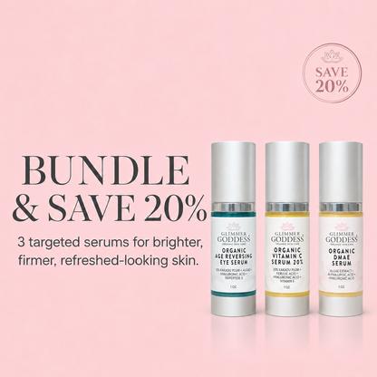 Organic Anti-Aging Trio – Vitamin C & Firming Serums